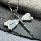 Shimmering Dragonfly Necklace