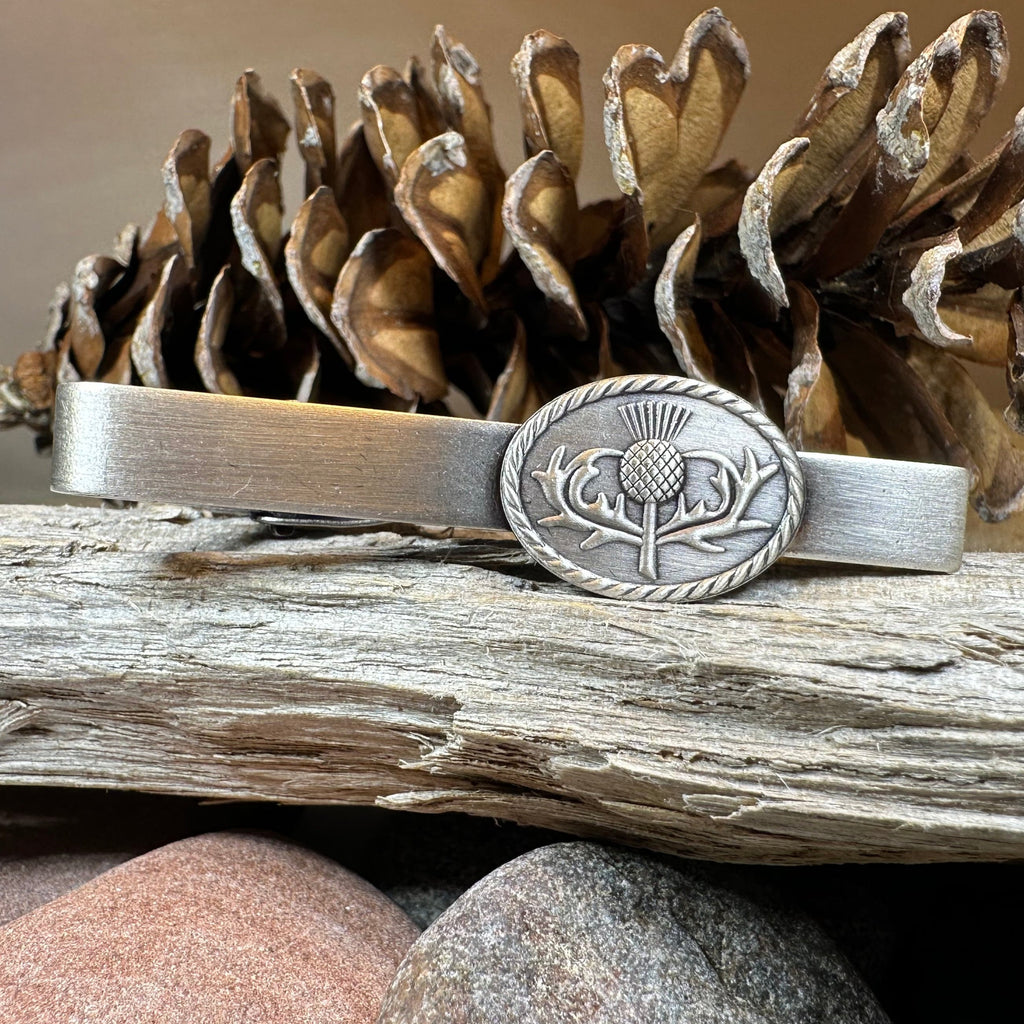Celtic Thistle Tie Bar