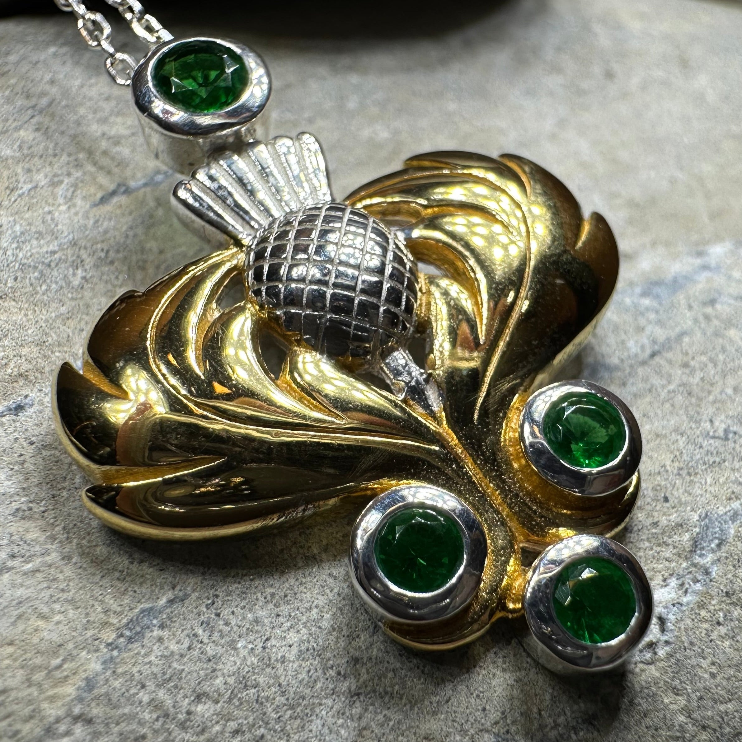 Aberdeenshire Thistle Necklace