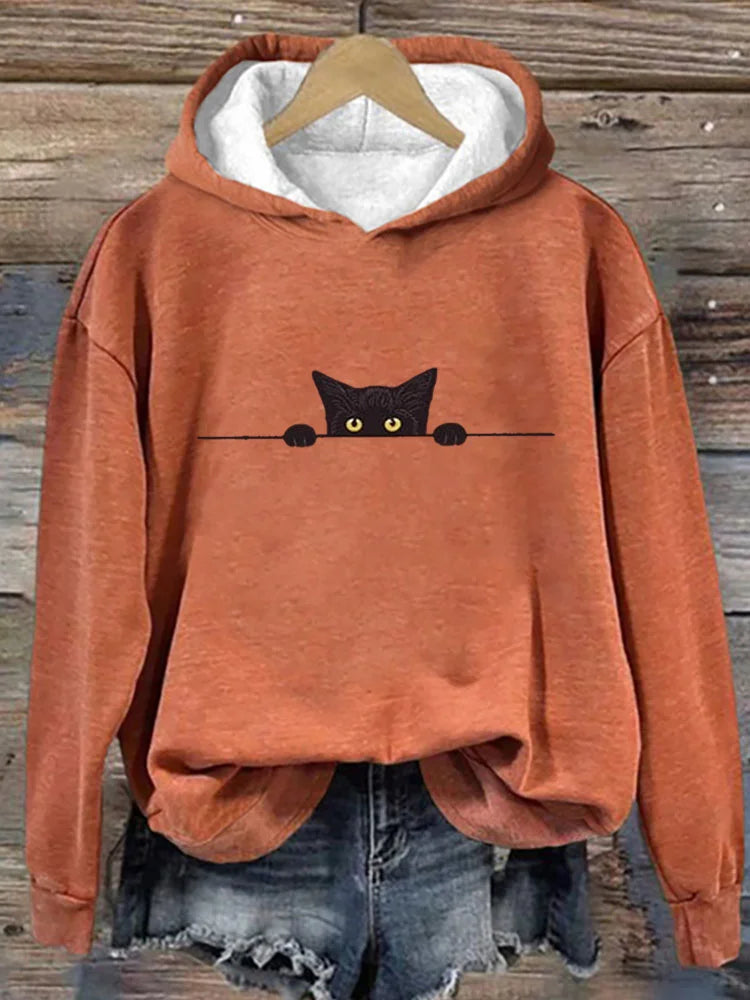 Pearl - Cozy Cat Hoodie