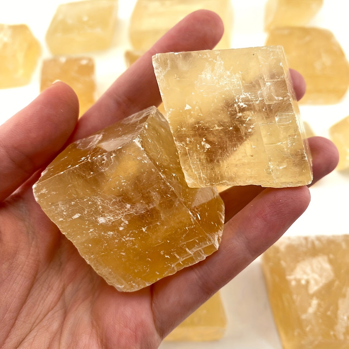 Natural Topaz Calcite Rock Crystals - Perfect Holiday Gift
