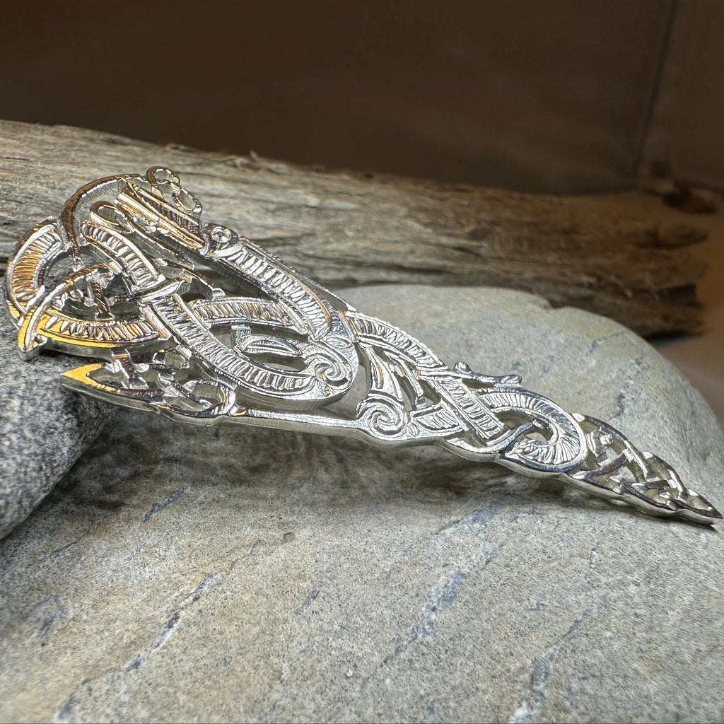 Artisan Irish Celtic Beast Brooch