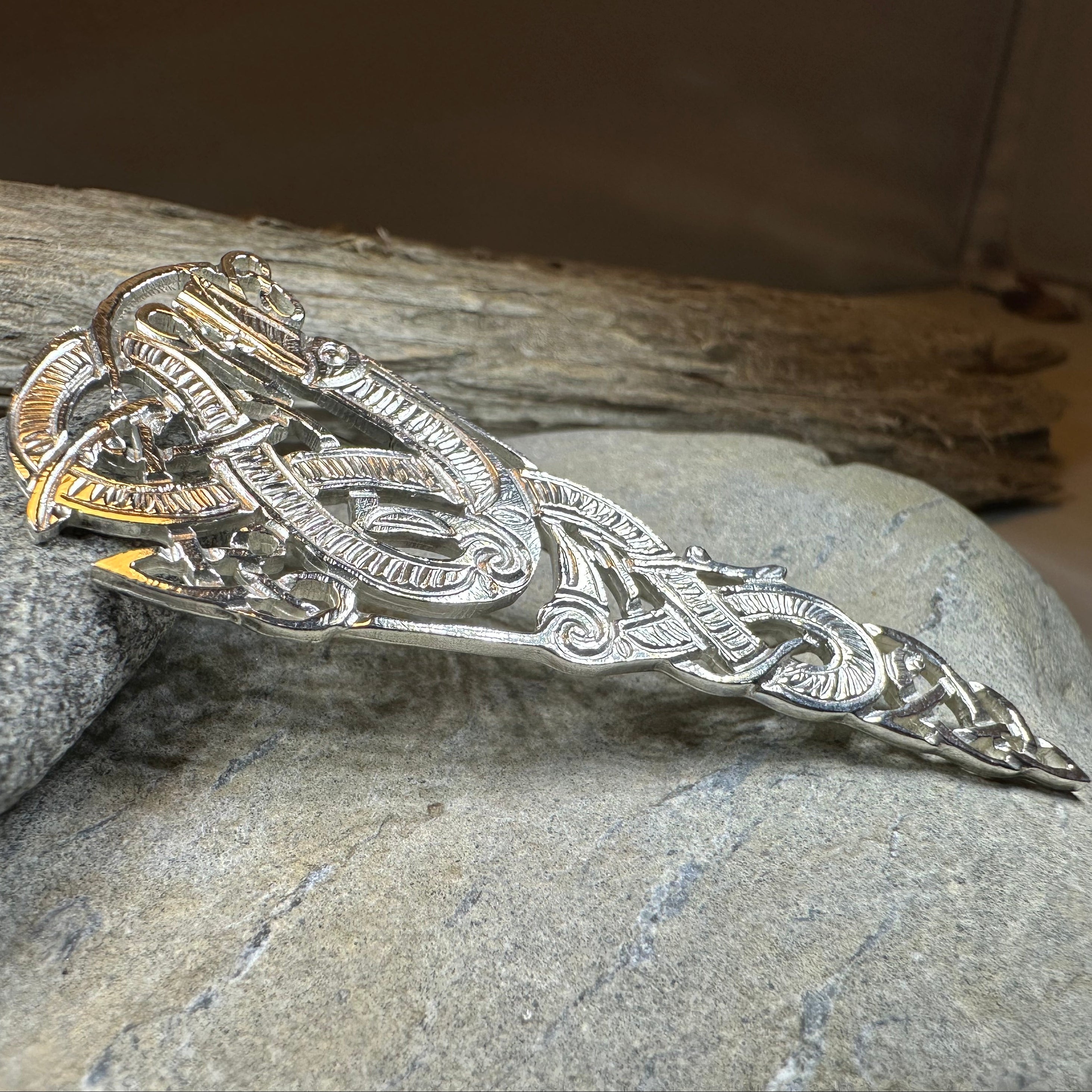 Artisan Irish Celtic Beast Brooch