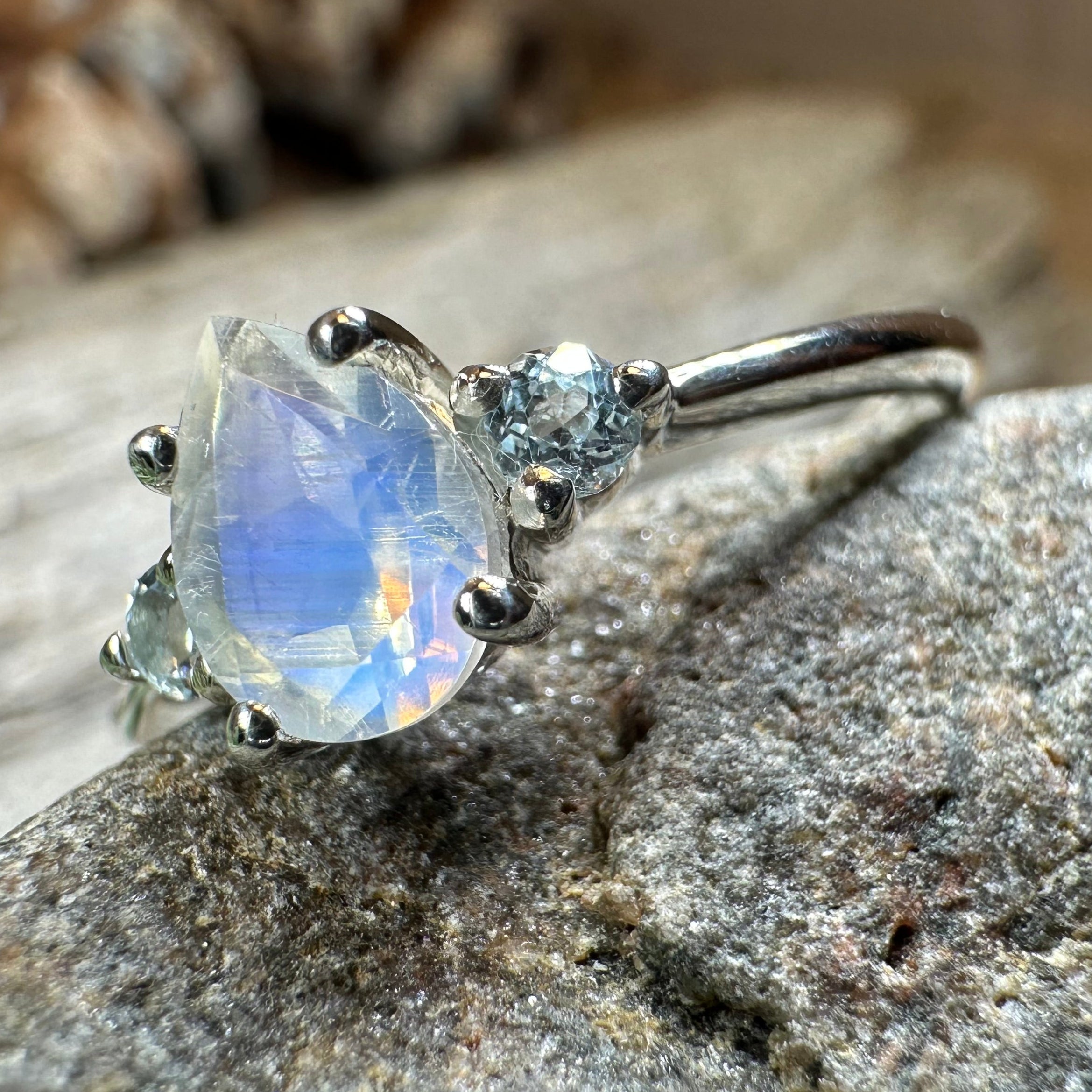 Rylena Moonstone Ring
