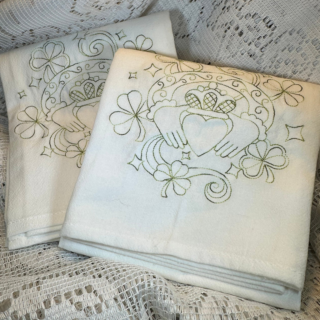 Handmade Irish Tea Towel Set