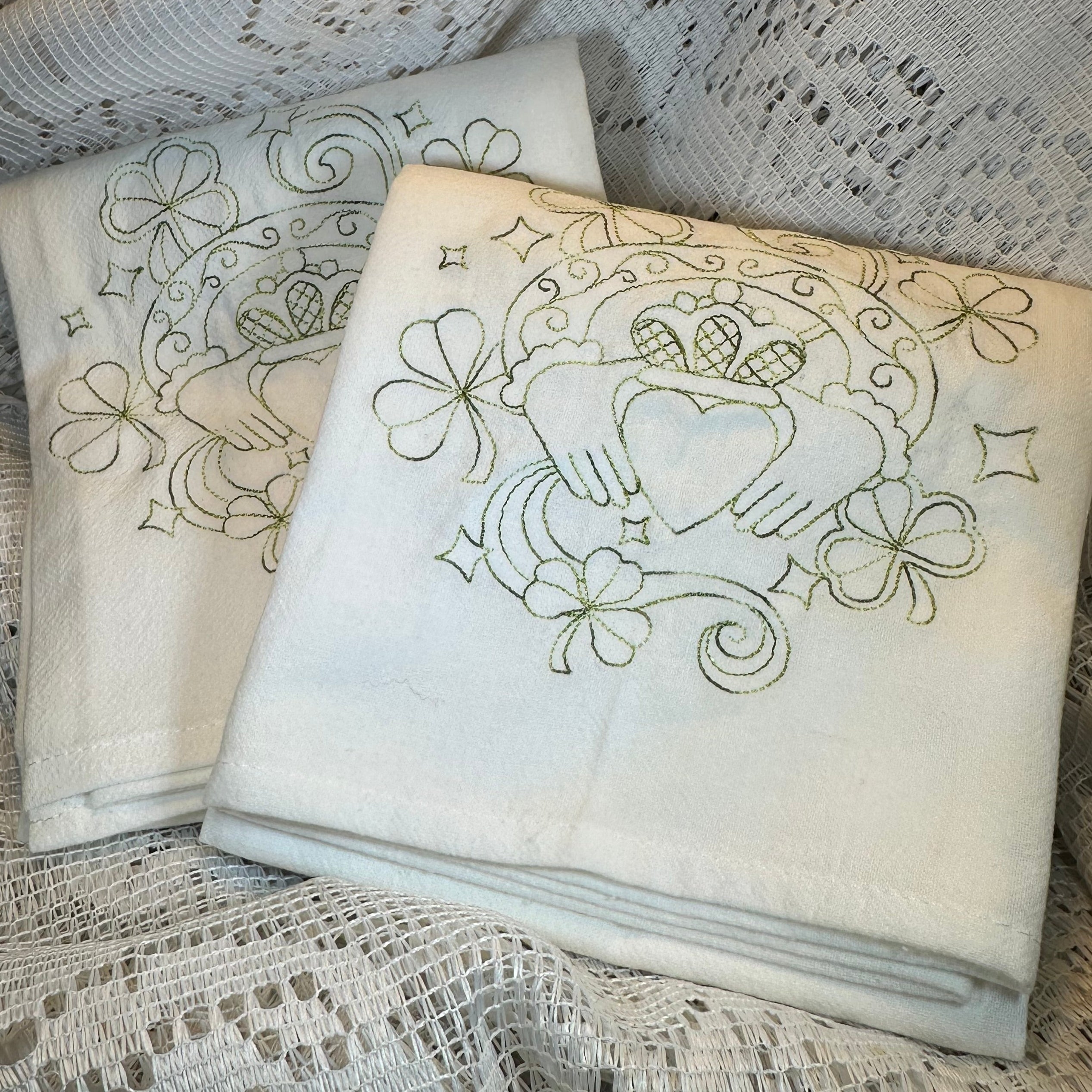 Handmade Irish Tea Towel Set