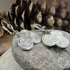 Artisan Newgrange Triple Spiral Earrings