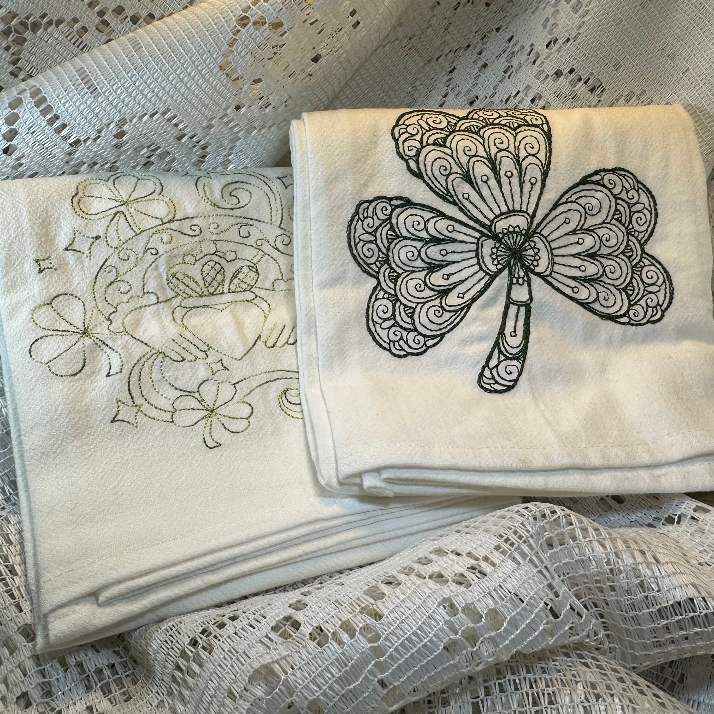 Handmade Irish Tea Towel Set