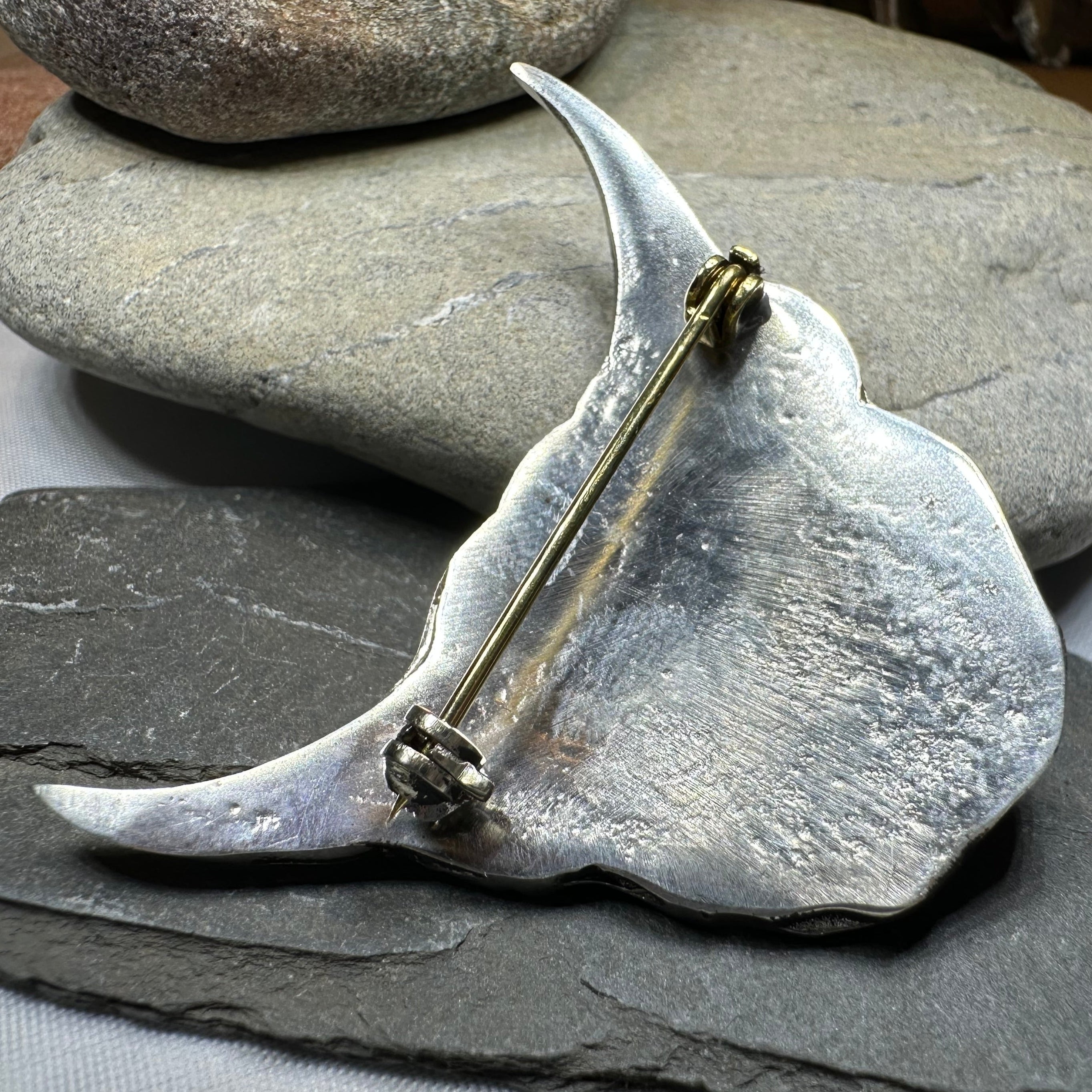 Celtic Highland Cow Brooch