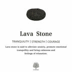 Olivenorma Lava Stone Catholic Cross Pendant Rosary Necklace