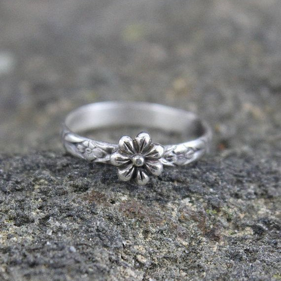 Silver 925 Daisy Ring