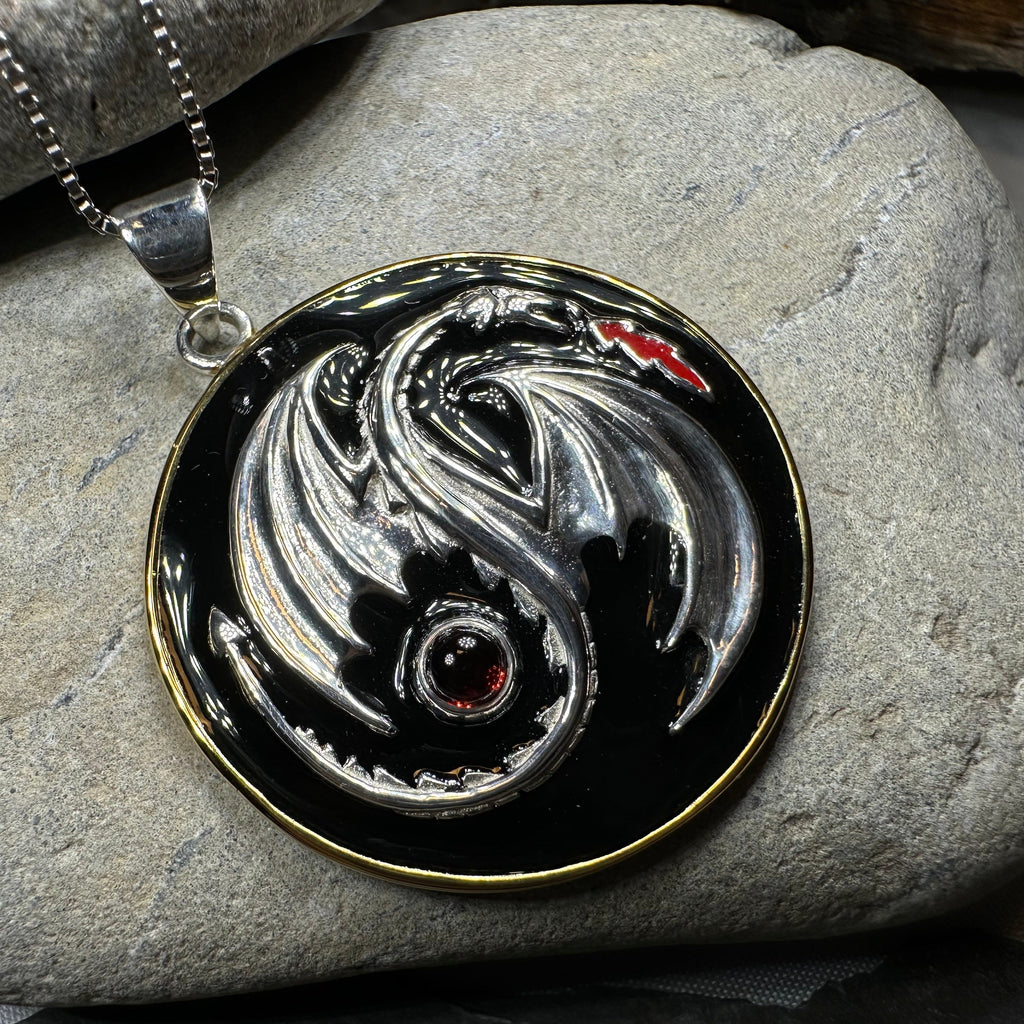 Dragon Yin Yang Necklace