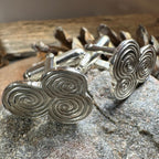 Artisan Newgrange Triple Spiral Cufflinks