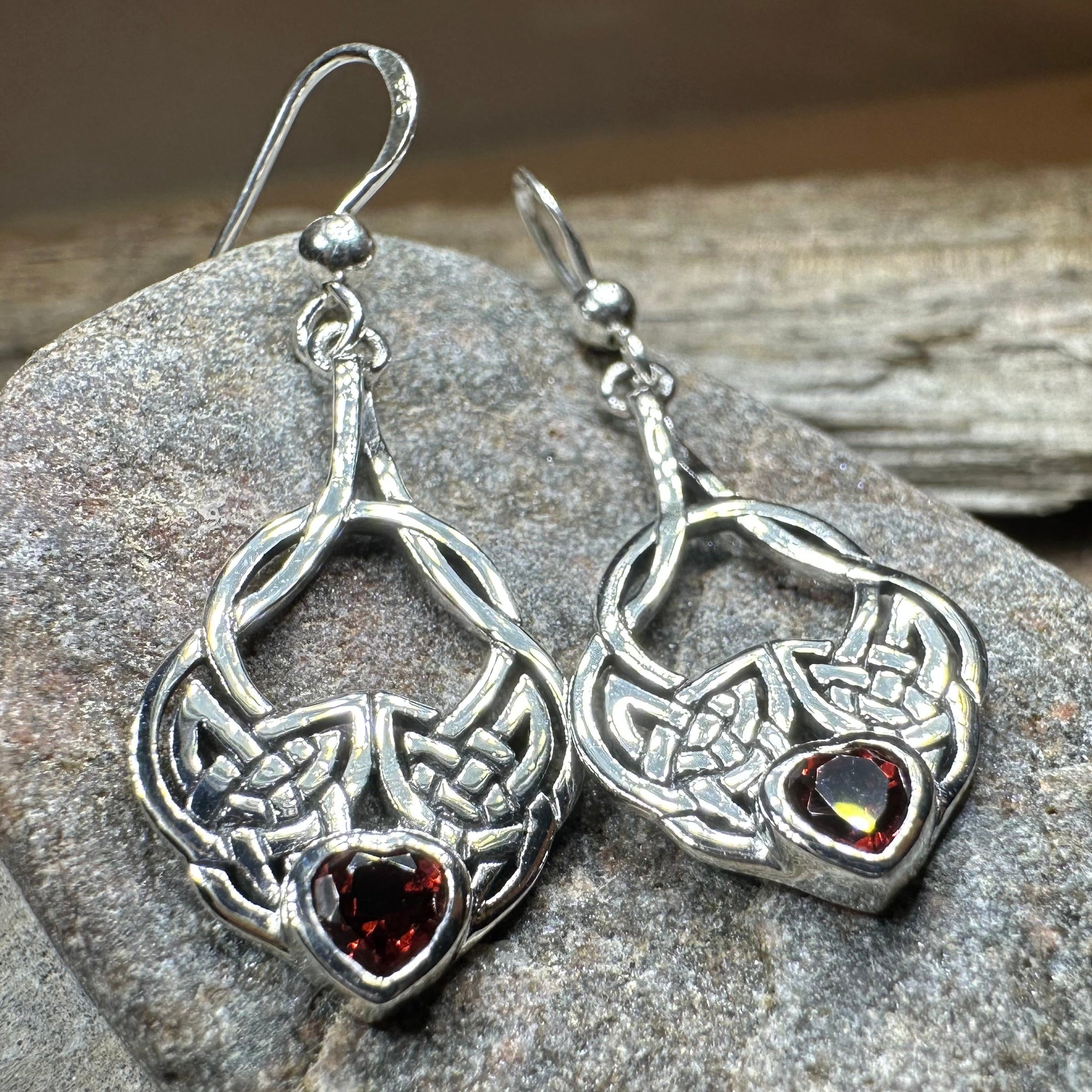 Heart Celtic Knot Earrings