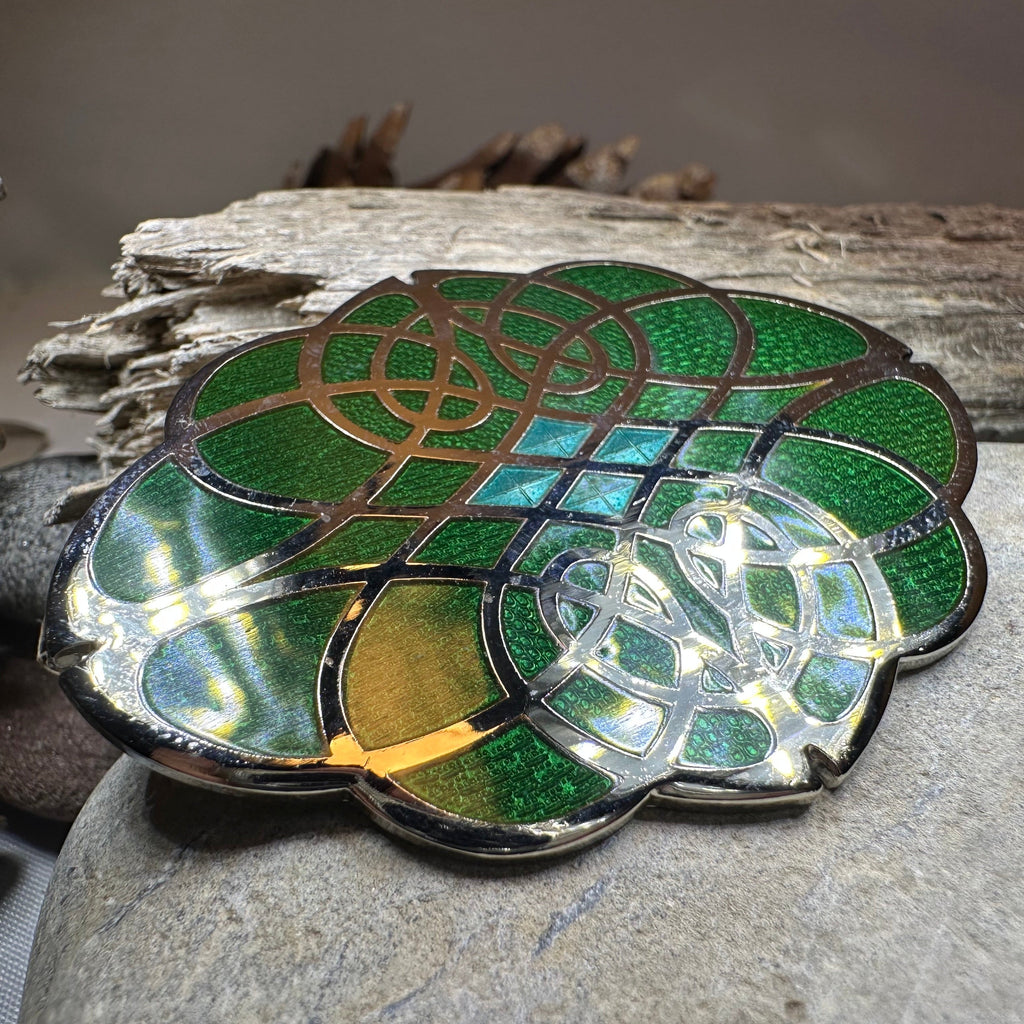 Rhianna Celtic Enamel Brooch
