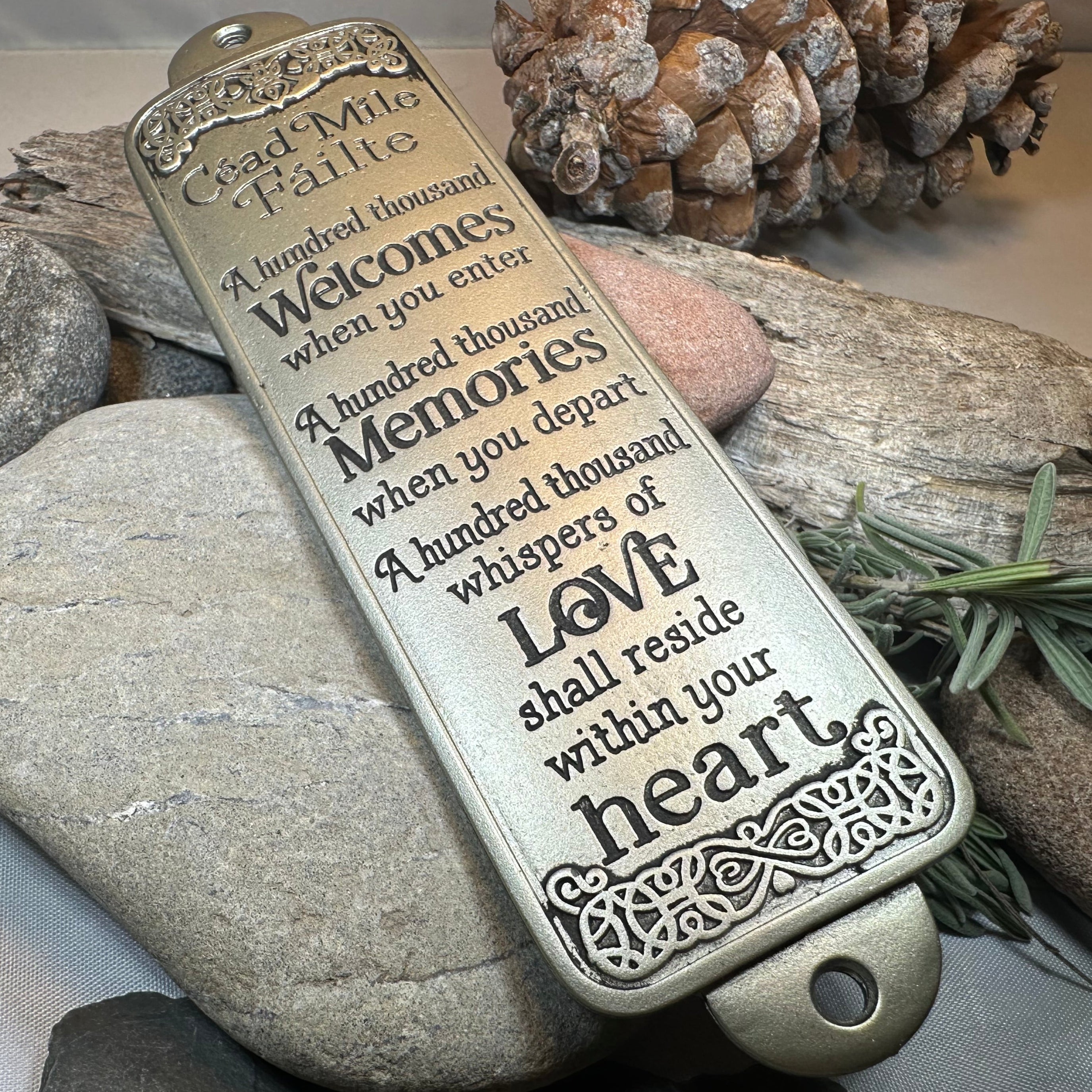 Irish Welcome Door Plaque