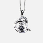Elegant Dog Memorial Necklace