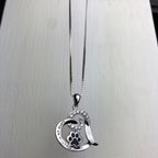 Elegant Dog Memorial Necklace – Stainless Steel