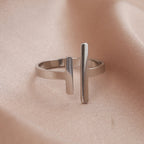 Gold and Silver Equilibrium Ring