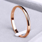 Elegant Gold Silver Ring