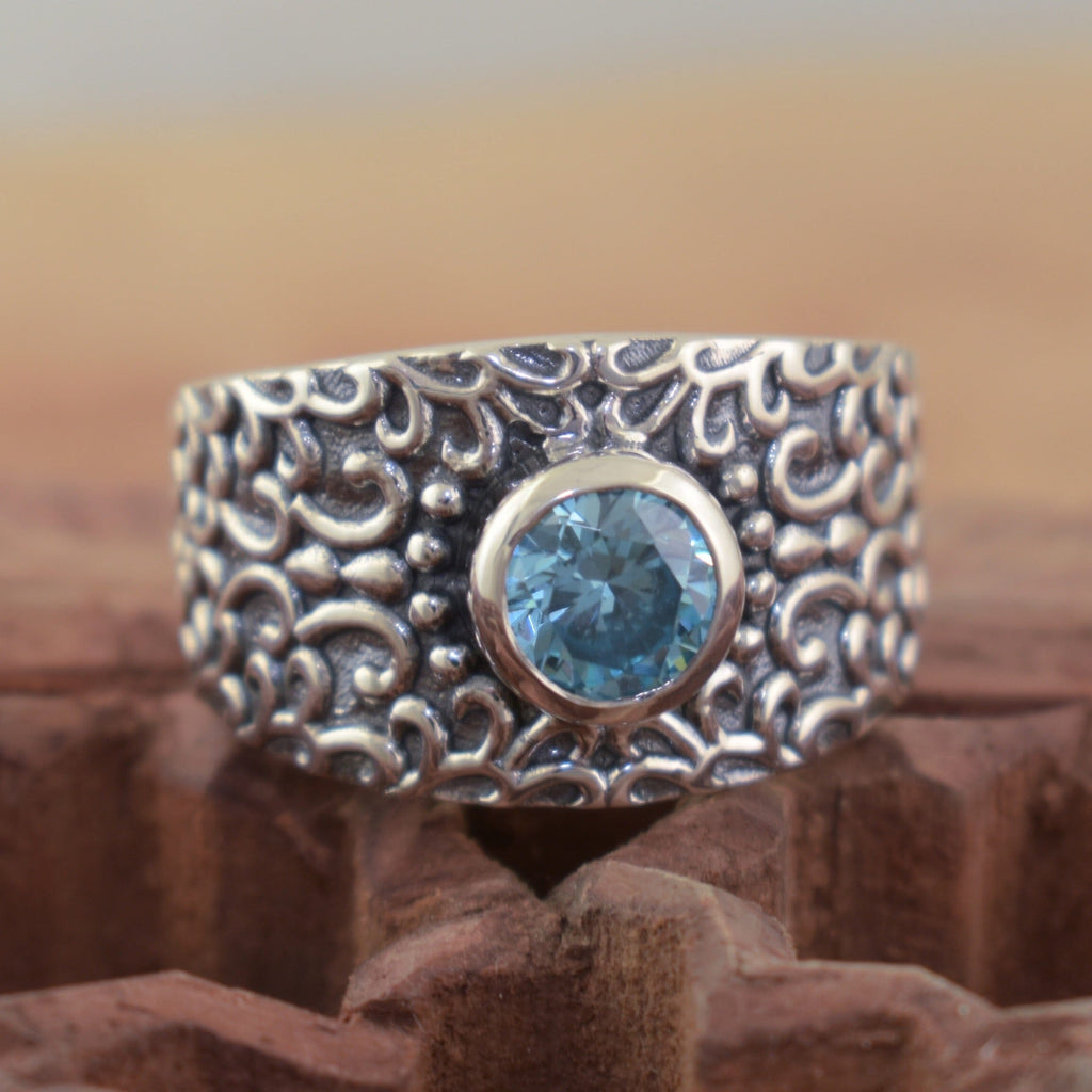Azul Echo Ring