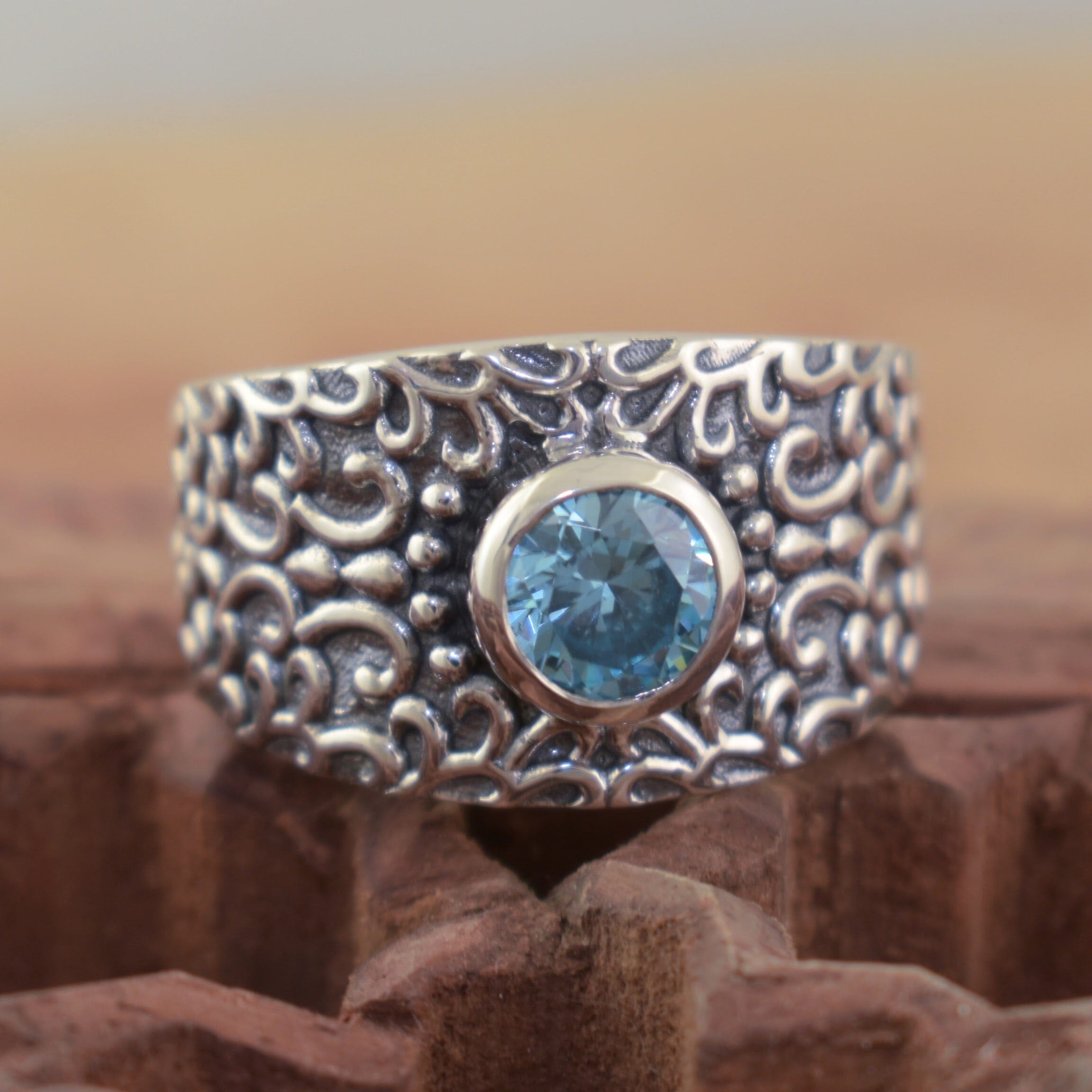 Azul Echo Ring