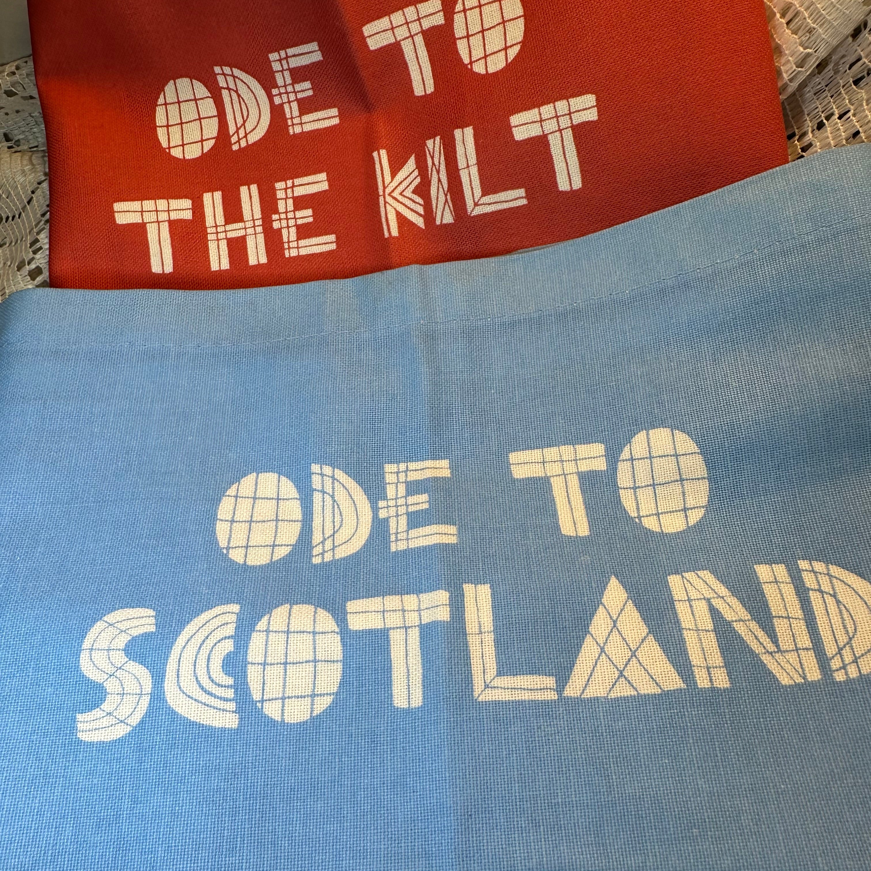 Handmade Scotland Lover Tea Towel Set