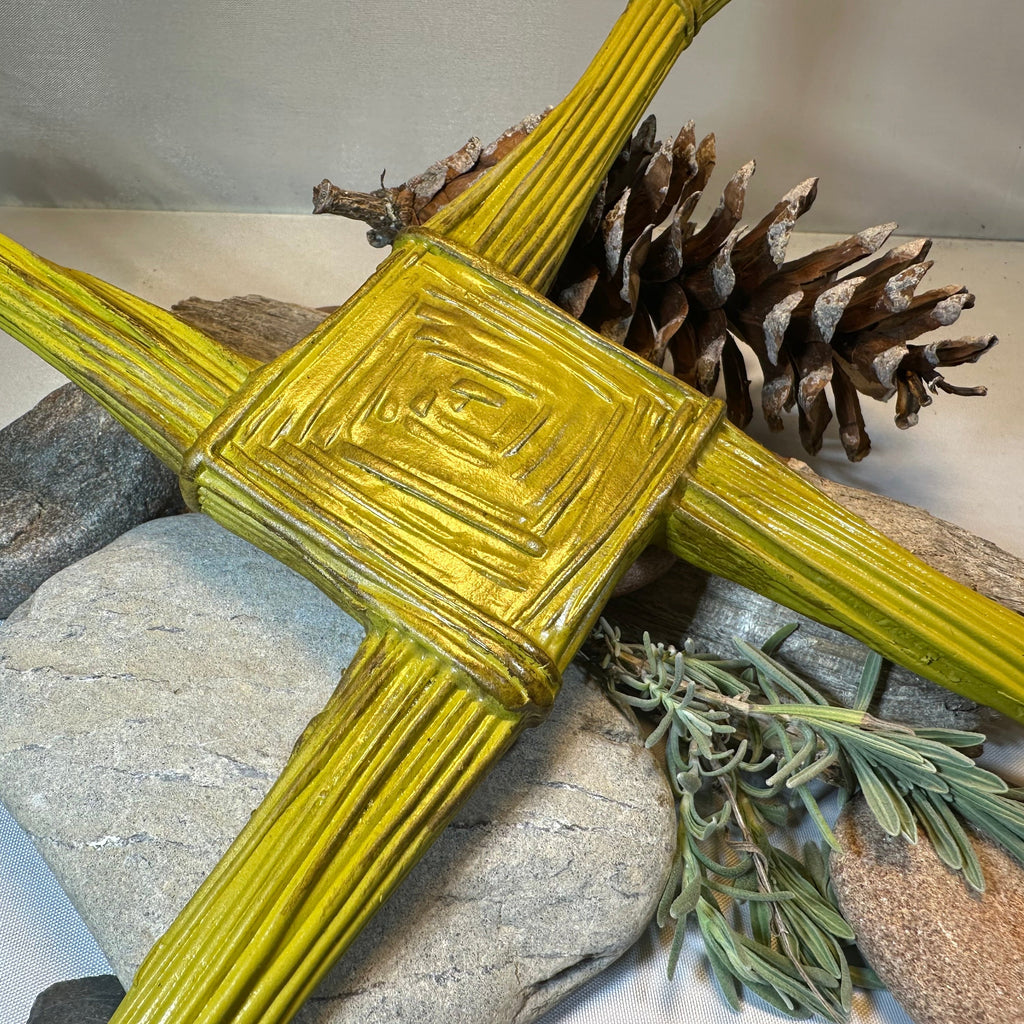 Saint Brigid's Celtic Cross Wall Plaque