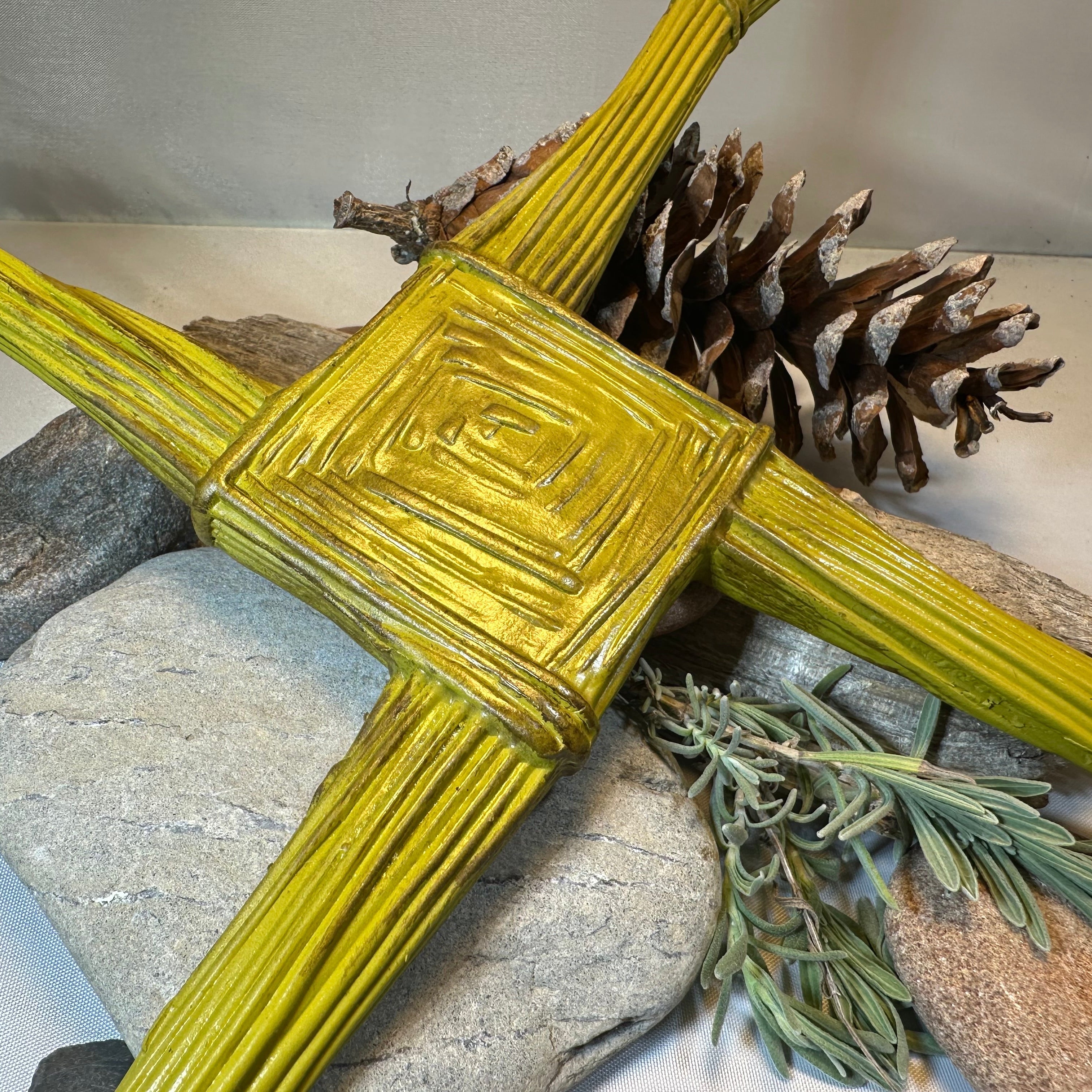 Saint Brigid's Celtic Cross Wall Plaque