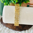 Gavriella Hexogonal Cuff Bracelet