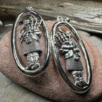 Tartan Bagpiper Earrings