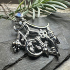 Moonstone Italian Cimaruta Pendant