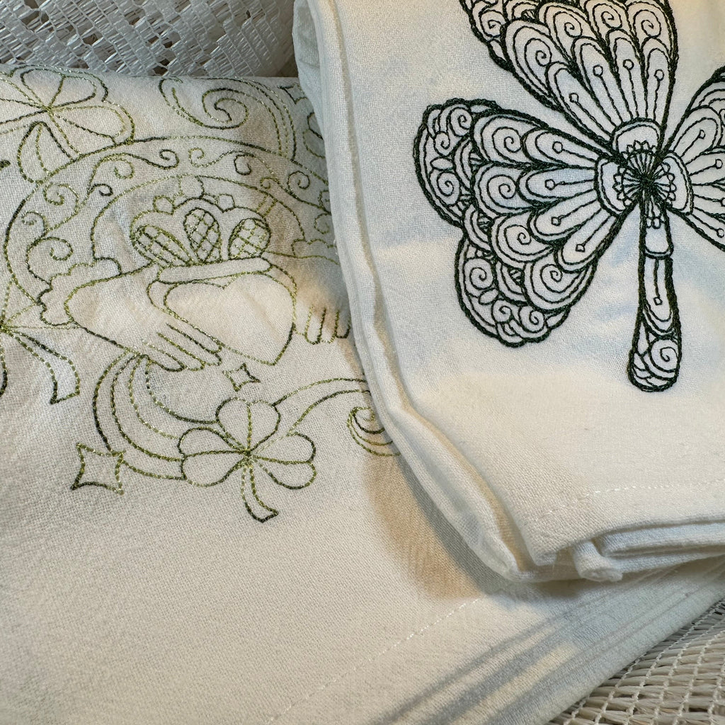 Handmade Irish Tea Towel Set
