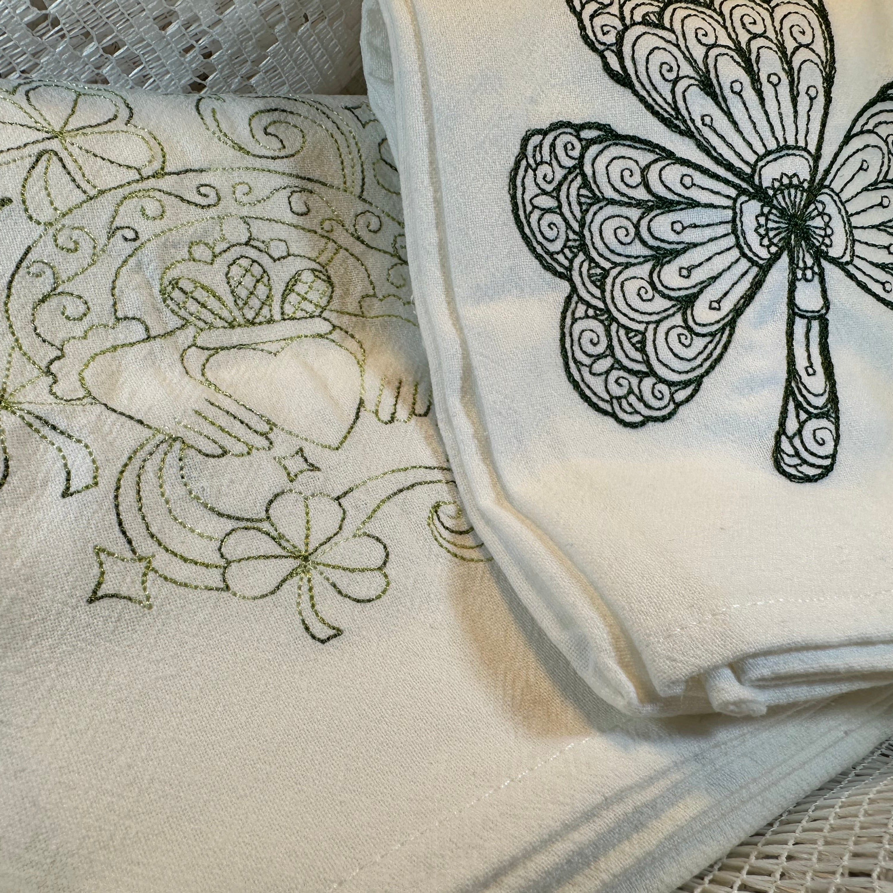 Handmade Irish Tea Towel Set