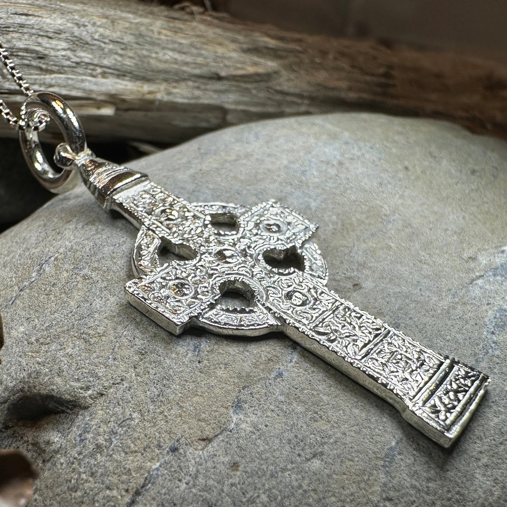 Artisan Irish Ahenny Cross Necklace
