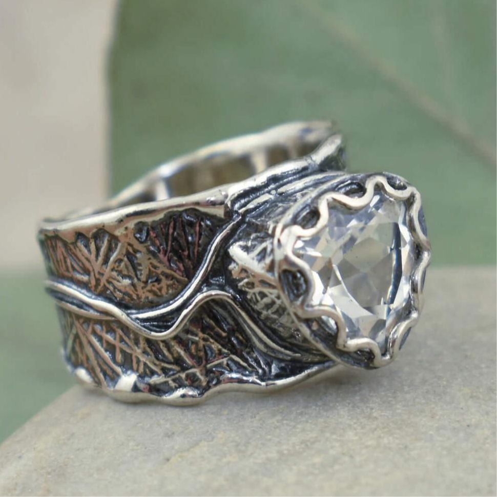 She's a Natural Ring - White Topaz