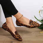 Pointed Toe Leopard Print Shoes