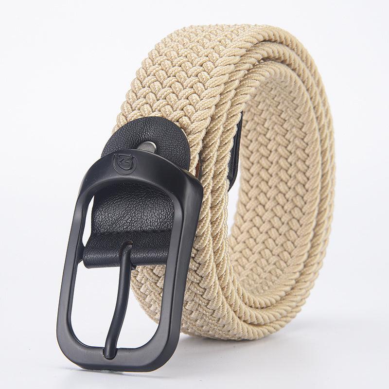 Casual Woven Belt Unisex Outdoor Elastic Belt 8 Colors