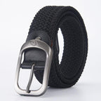Casual Woven Belt Unisex Outdoor Elastic Belt 8 Colors