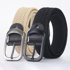 Casual Woven Belt Unisex Outdoor Elastic Belt 8 Colors