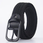 Casual Woven Belt Unisex Outdoor Elastic Belt 8 Colors