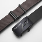 Customizable Men's Automatic Buckle Belt Faux Leather Business Casual Style