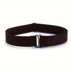 Men's No Show Stretch Belt Invisible Elastic Web Strap Belt