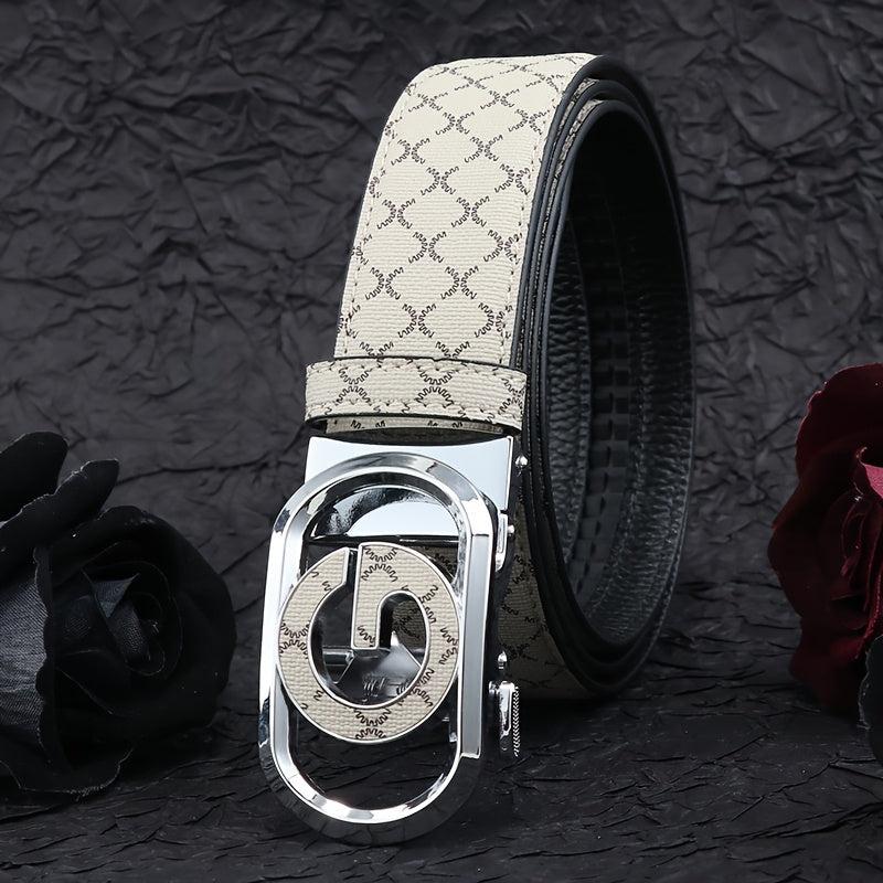 Automatic Buckle Belt Business Casual Men's Leather Belt