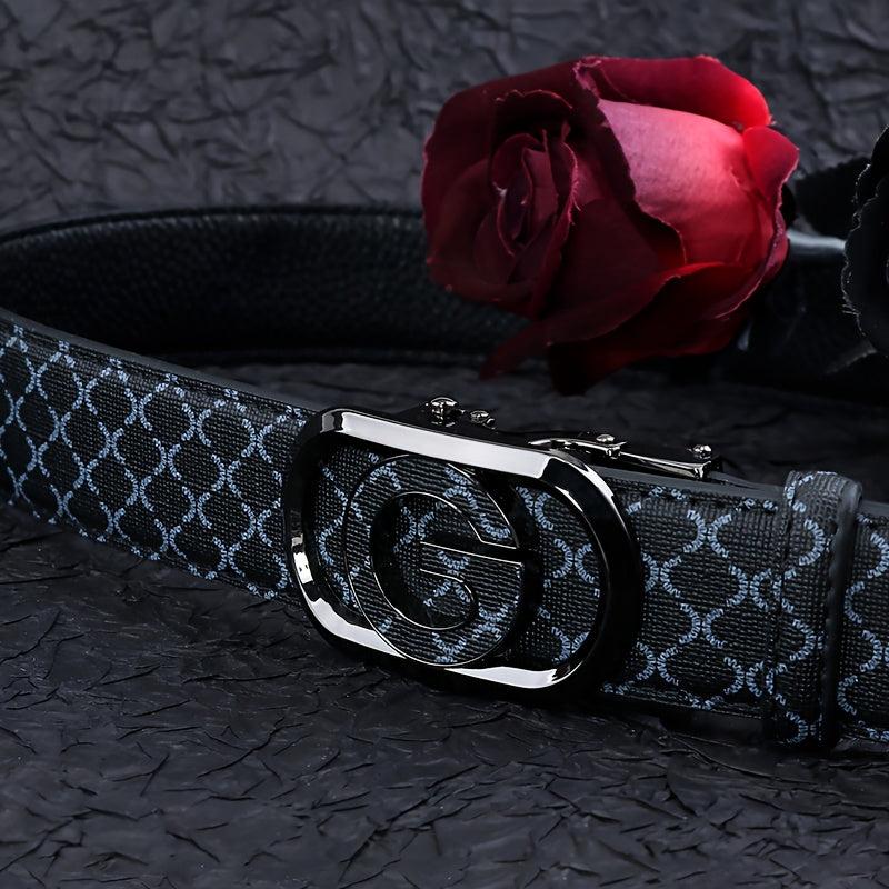 Automatic Buckle Belt Business Casual Men's Leather Belt