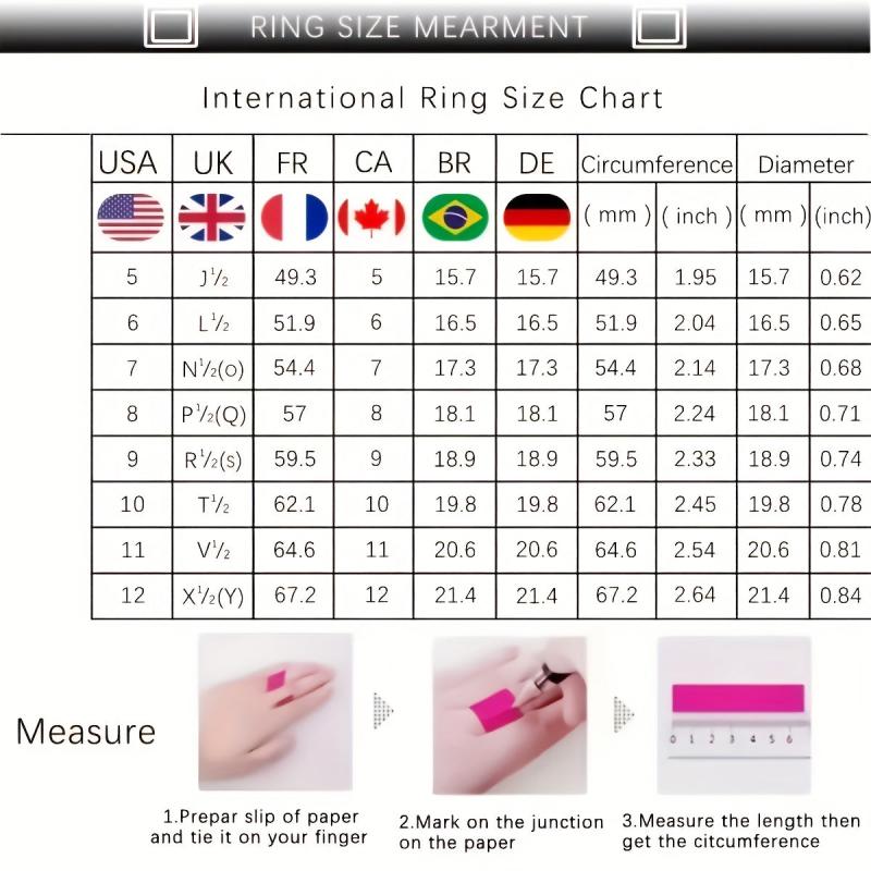 Classic Zircon Ring 925 Silver Hand Jewelry Finger Ring