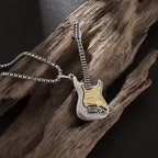 Rock Music Guitar Necklace Punk Gothic Pendant Jewelry