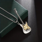 Rock Music Guitar Necklace Punk Gothic Pendant Jewelry