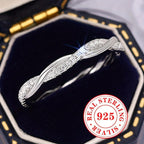 2g S925 Silver Bride Engagement Wedding Ring