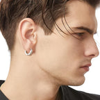 11pcs Punk Style Stainless Steel Ear Clip Set for Men and Women